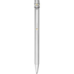 CANETA-ESFEROGRAFICA-SANTOS-DE-CARTIER-DECORACAO-“GODRONS”-BICOLOR