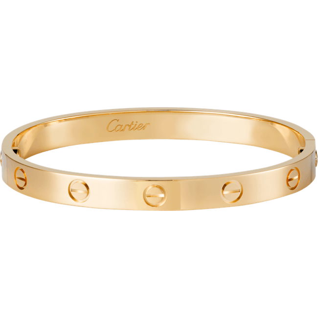 bracelete cartier ouro